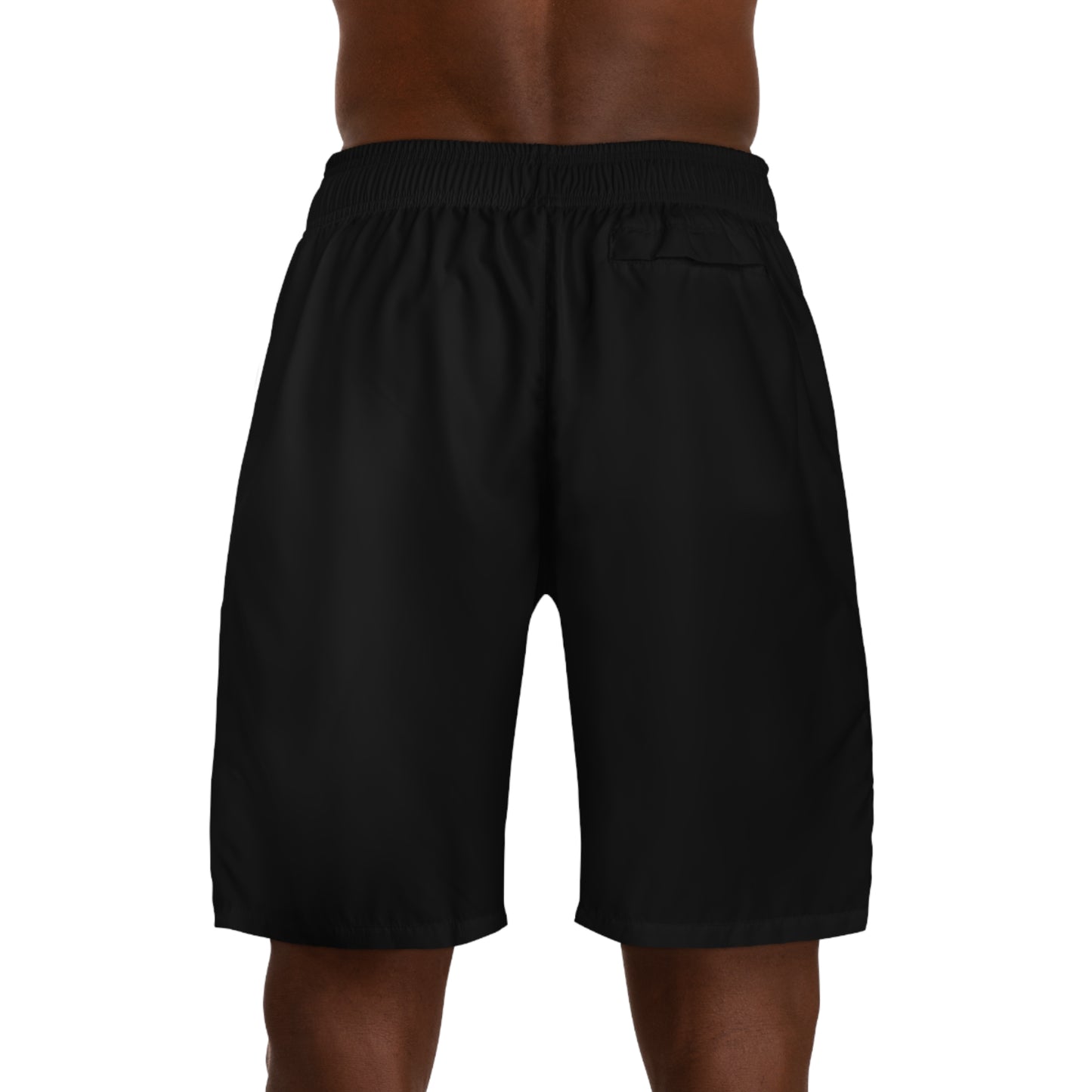 FiveSix Gothic Logo Jogger Shorts — Men's Black Athletic Shorts